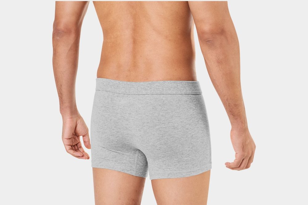 Men's underwear mockup, editable apparel