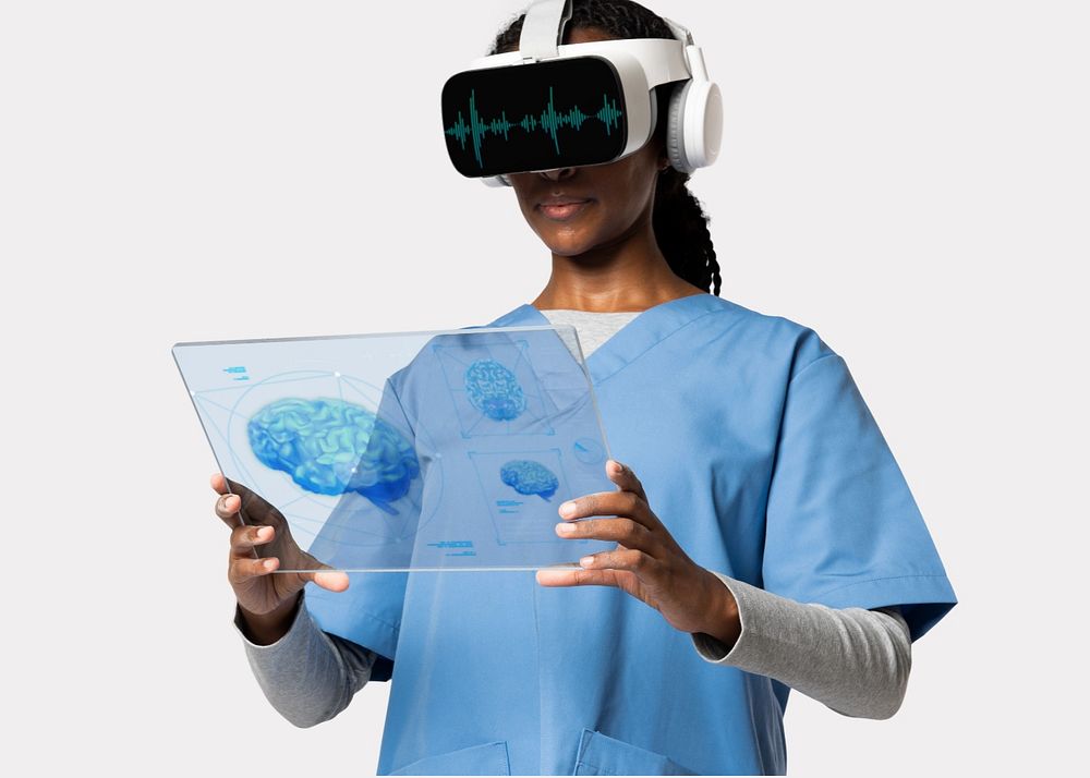 VR mockup, editable medical technology