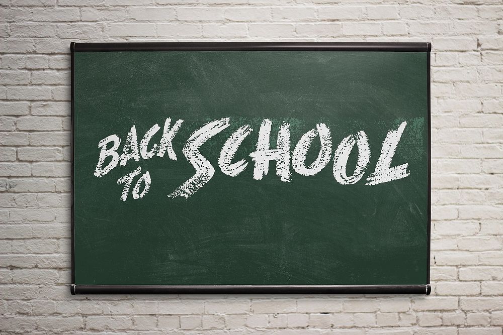 Blackboard sign mockup, editable design 