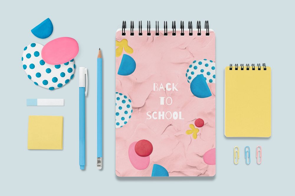 Stationery set mockup, editable design