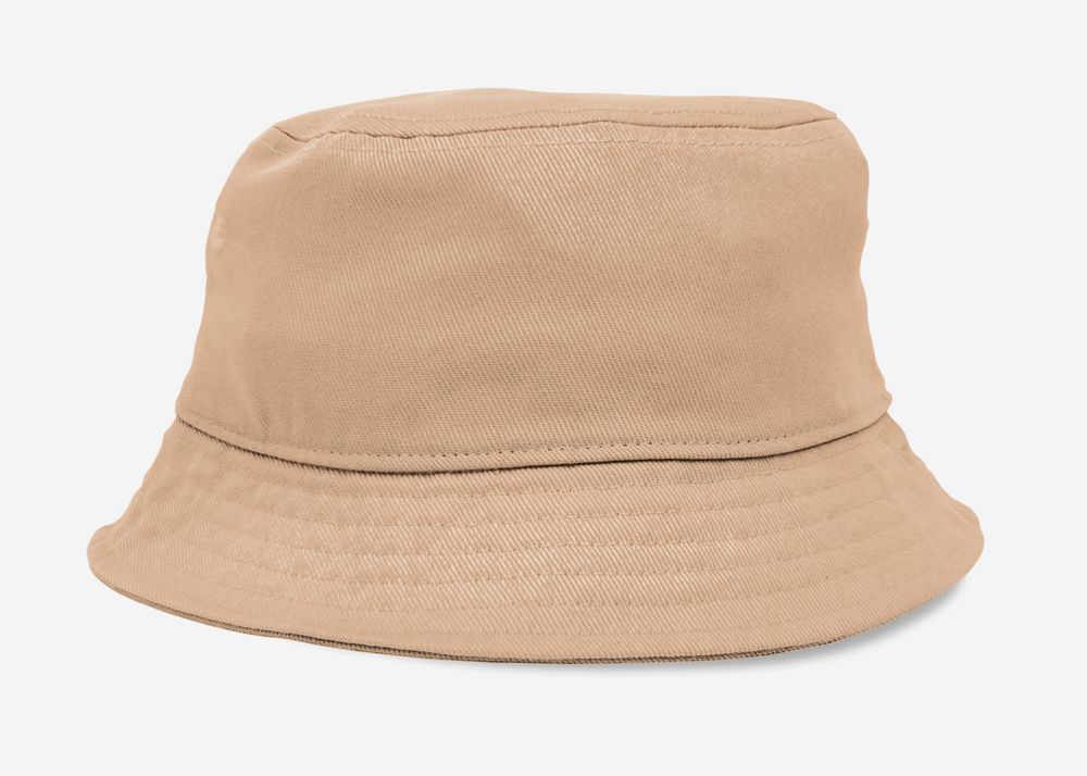 Bucket hat mockup, editable apparel & fashion