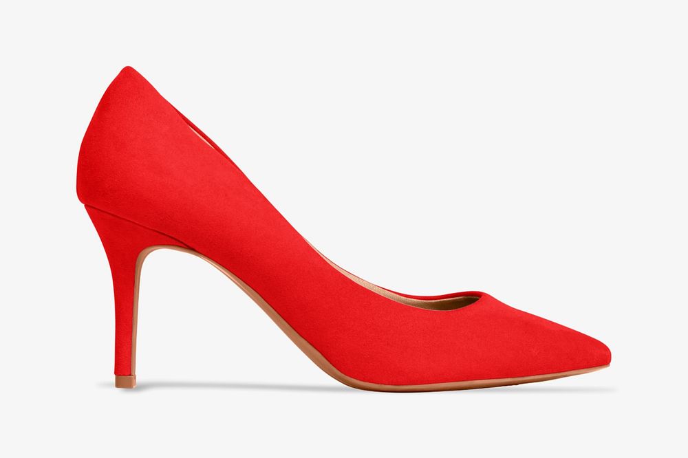 Red high heel, editable women’s shoes fashion