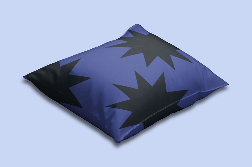 Cushion pillow case editable mockup