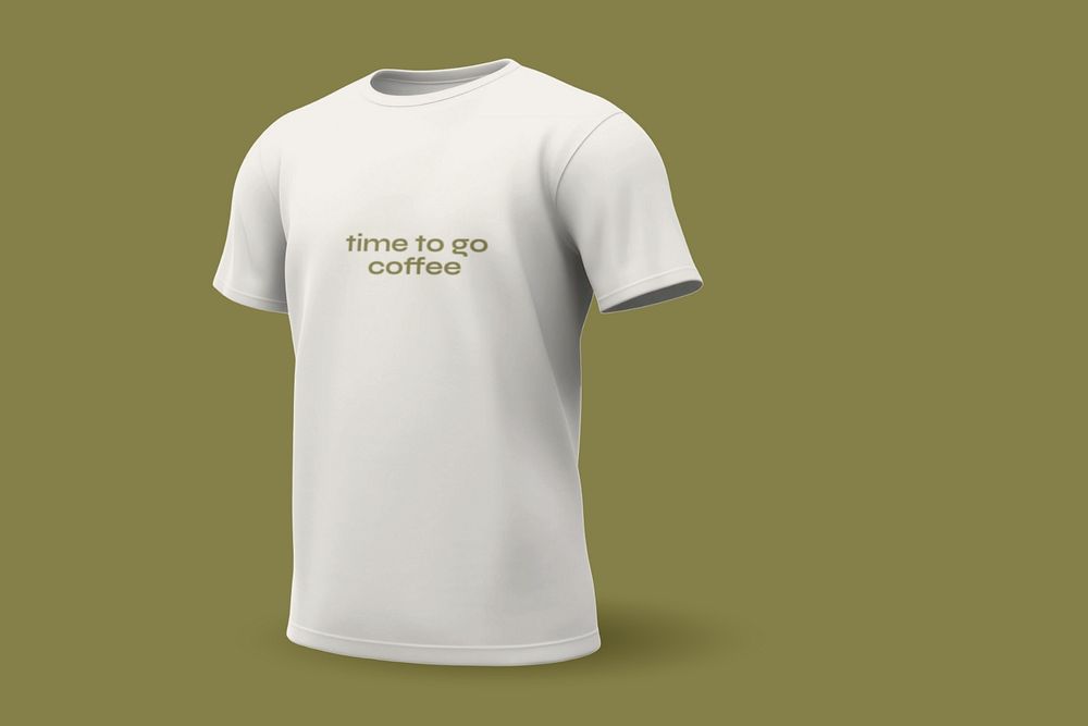 T-shirt editable mockup, apparel