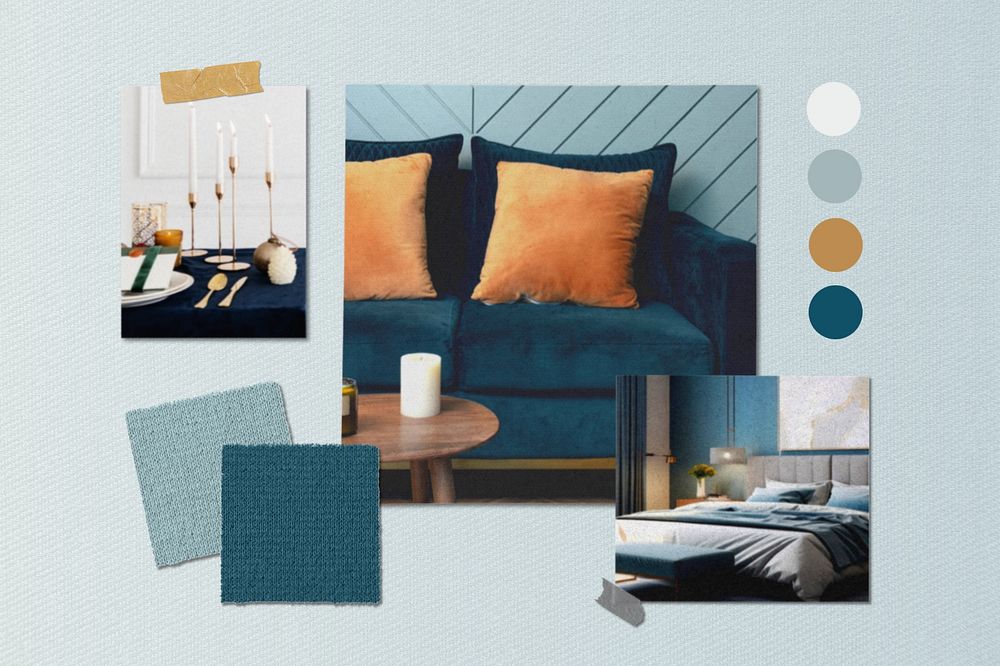 Aesthetic editable mood board