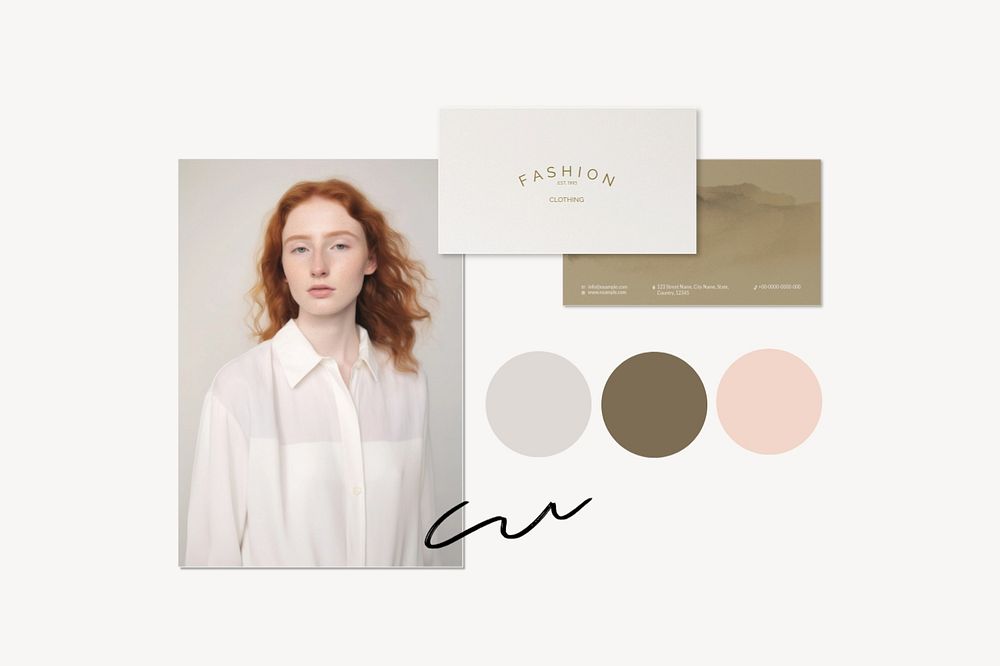 Creative editable mood board