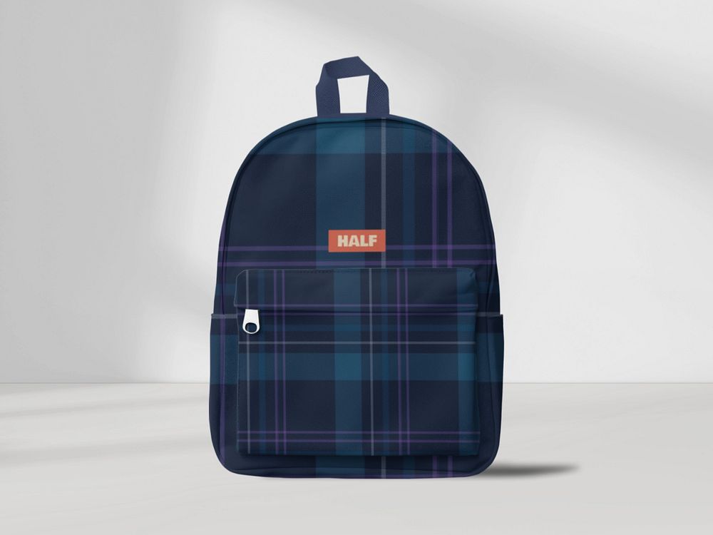 Backpack editable mockup, apparel