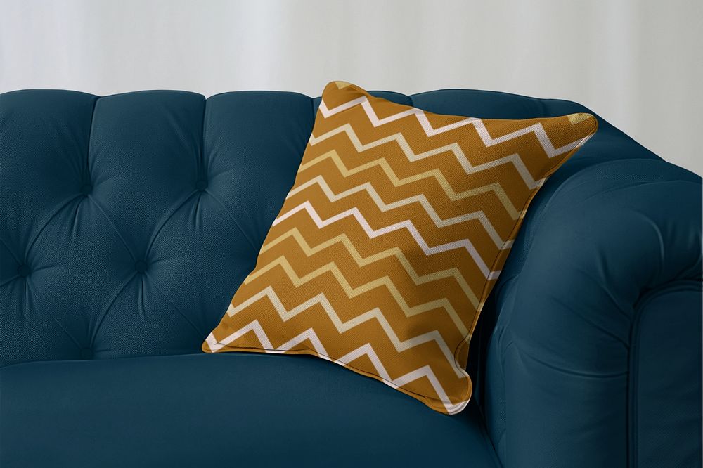 Cushion pillow cover editable mockup