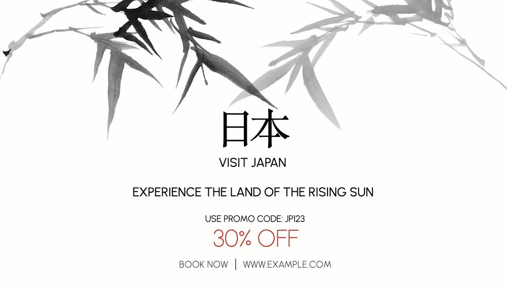 Japan blog banner template