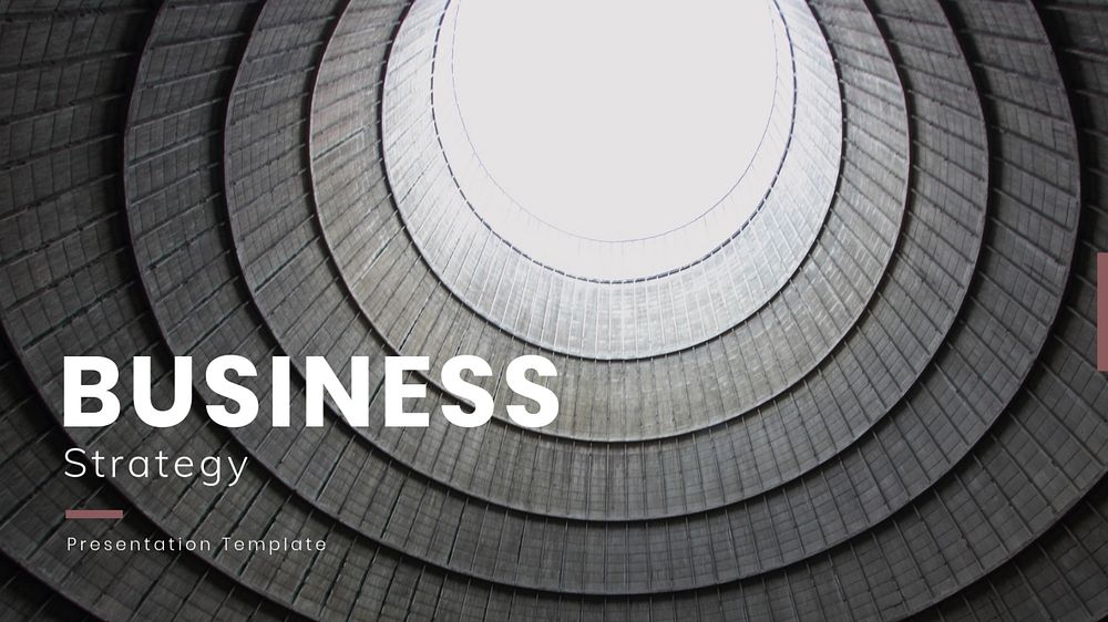 Business strategy blog banner template