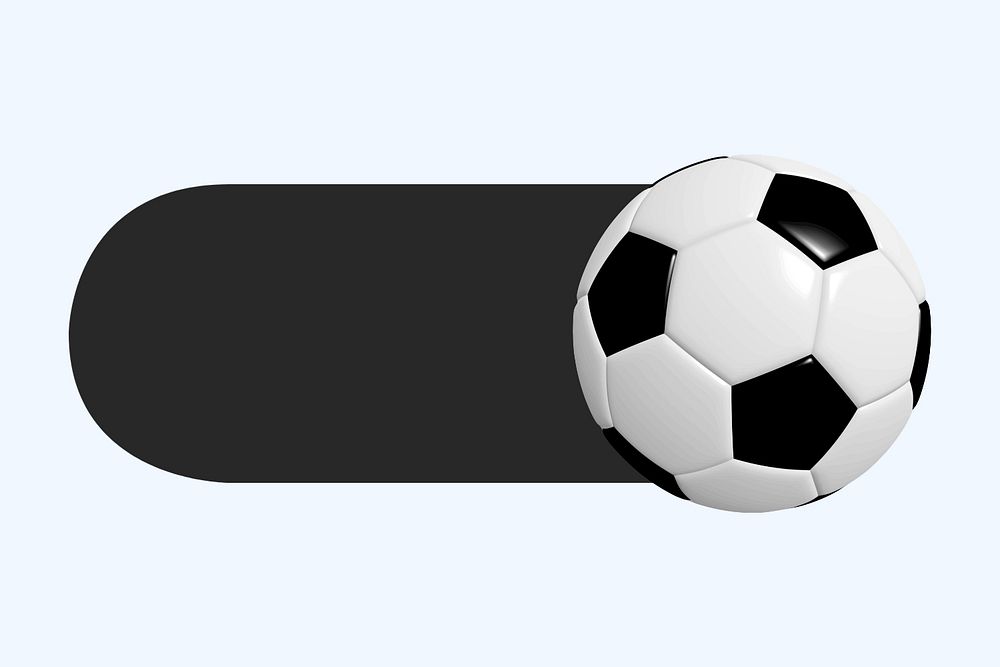 Sport football icon, editable design