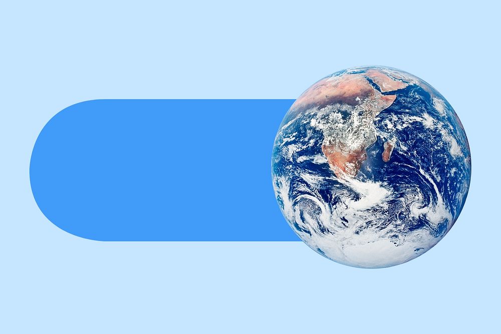 Globe earth slide icon, editable design