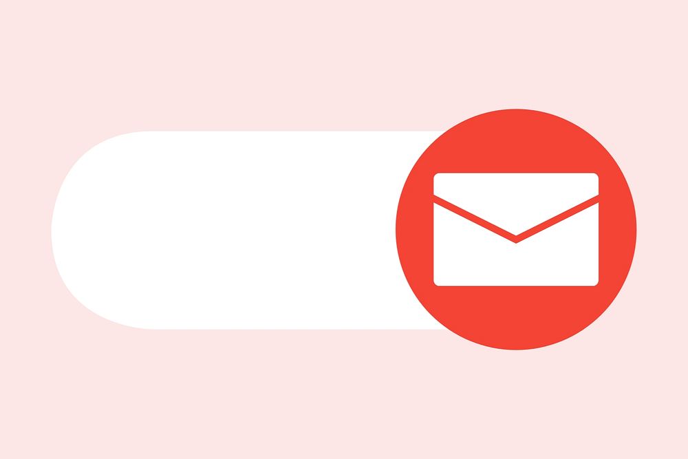 Email envelope slide icon, editable design