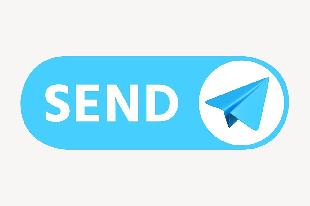 Send messenger icon, editable design