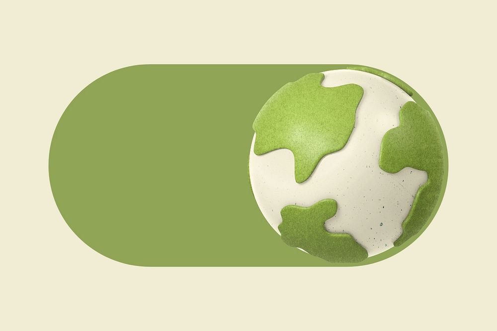 Globe slide icon, editable design