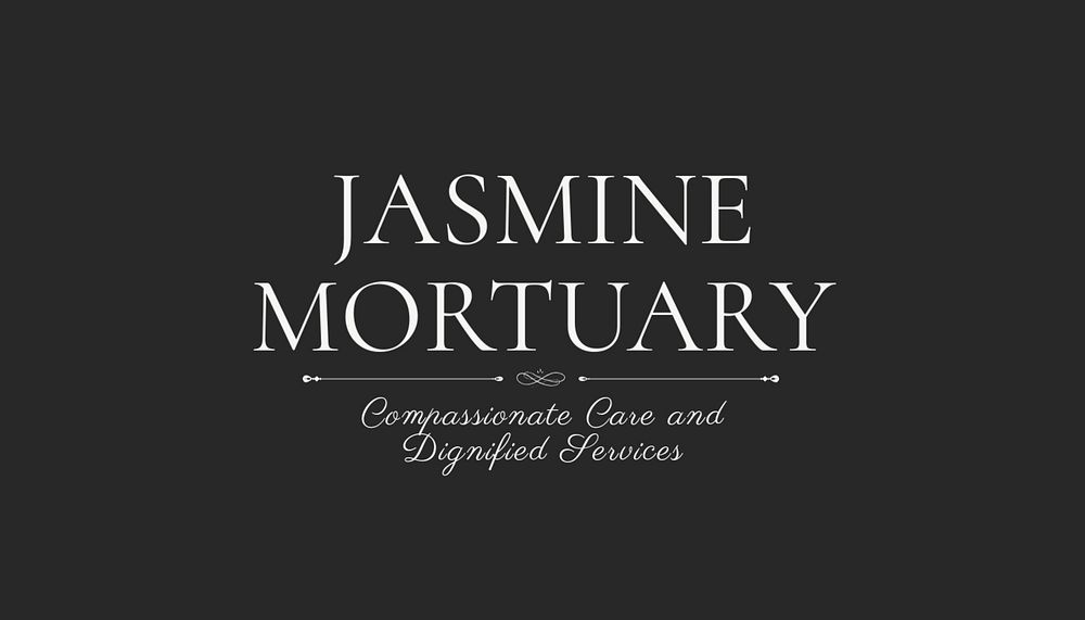 Mortuary funeral services template, two sided editable design