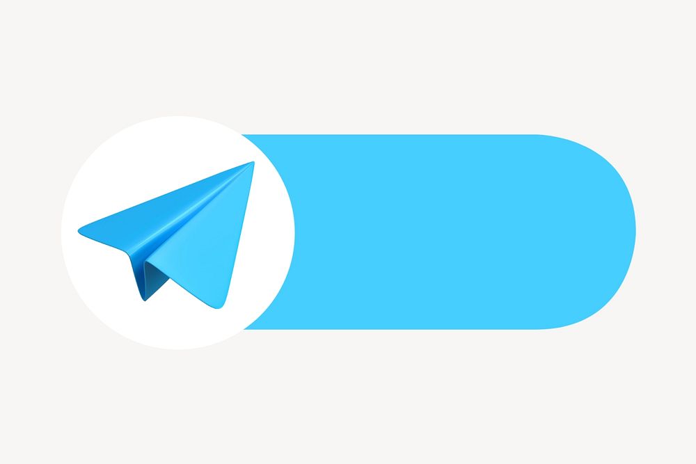 Share slide icon, paper airplane, editable design