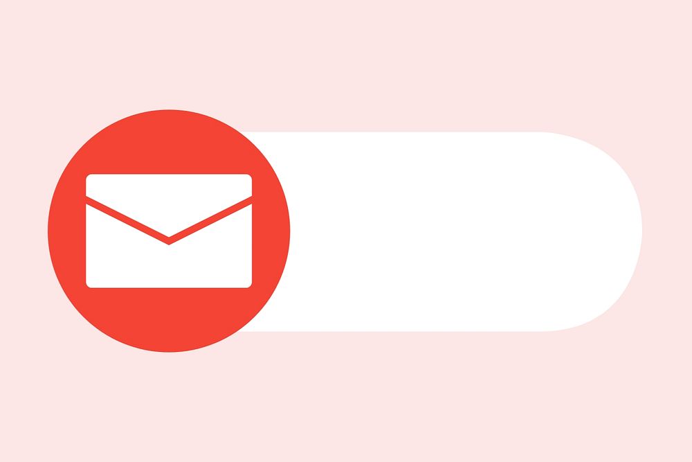 Email envelope slide icon, editable design