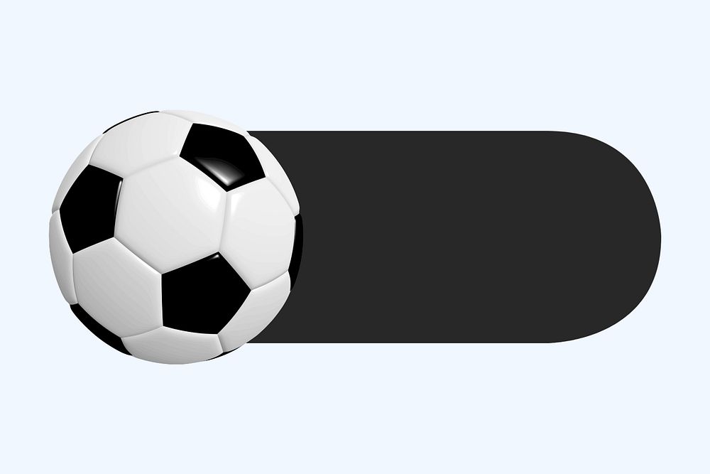 Sport football icon, editable design