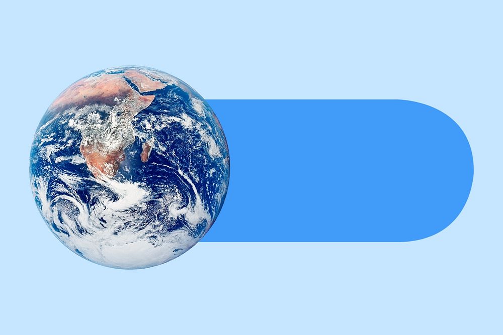 Globe earth slide icon, editable design