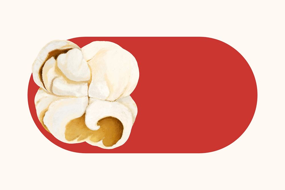 Popcorn slide icon, editable design