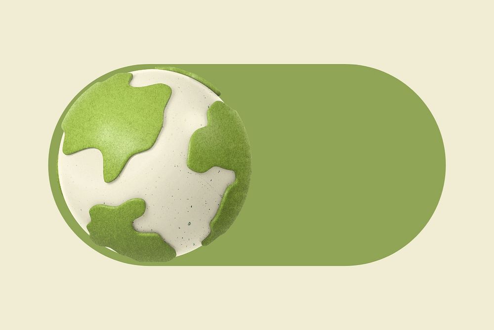 Globe slide icon, editable design