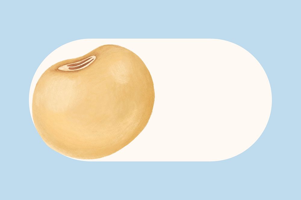 Soybean slide icon, editable design