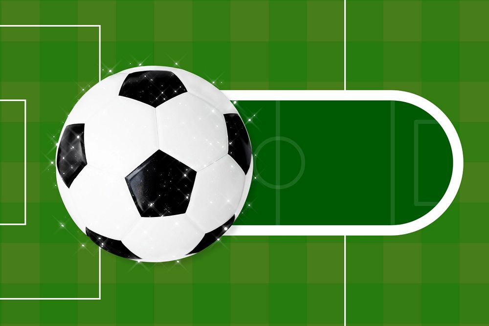 Football slide icon, editable design