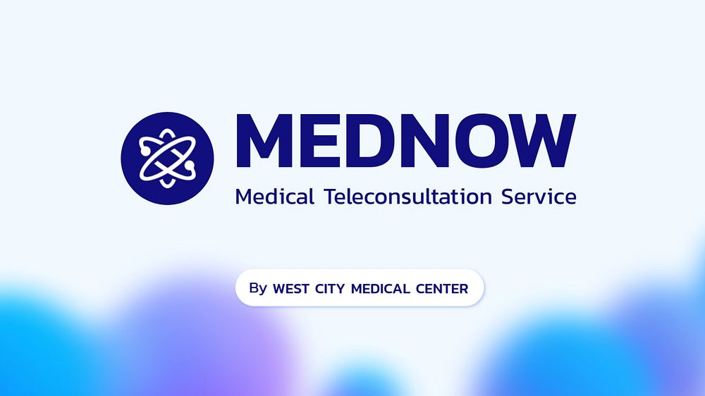 Medical app presentation template