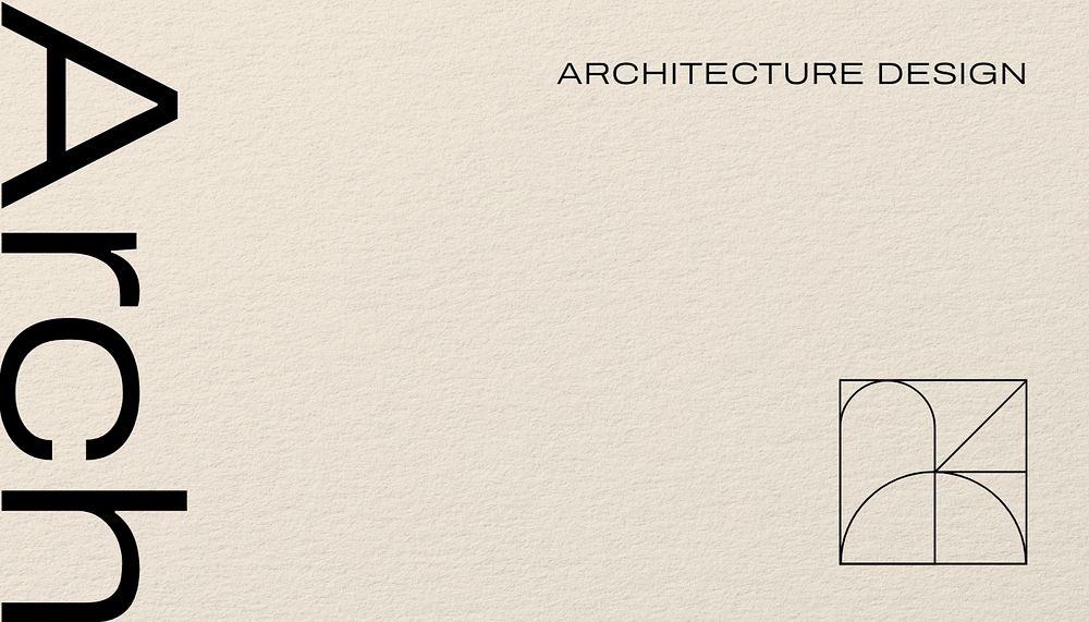 Architect business card template