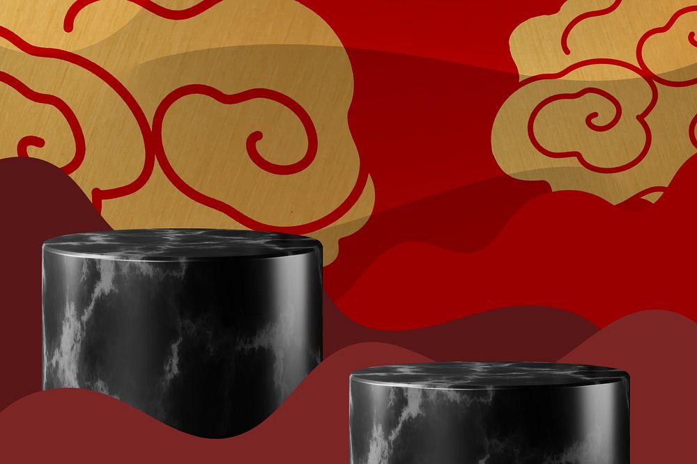 Chinese new year editable product backdrop