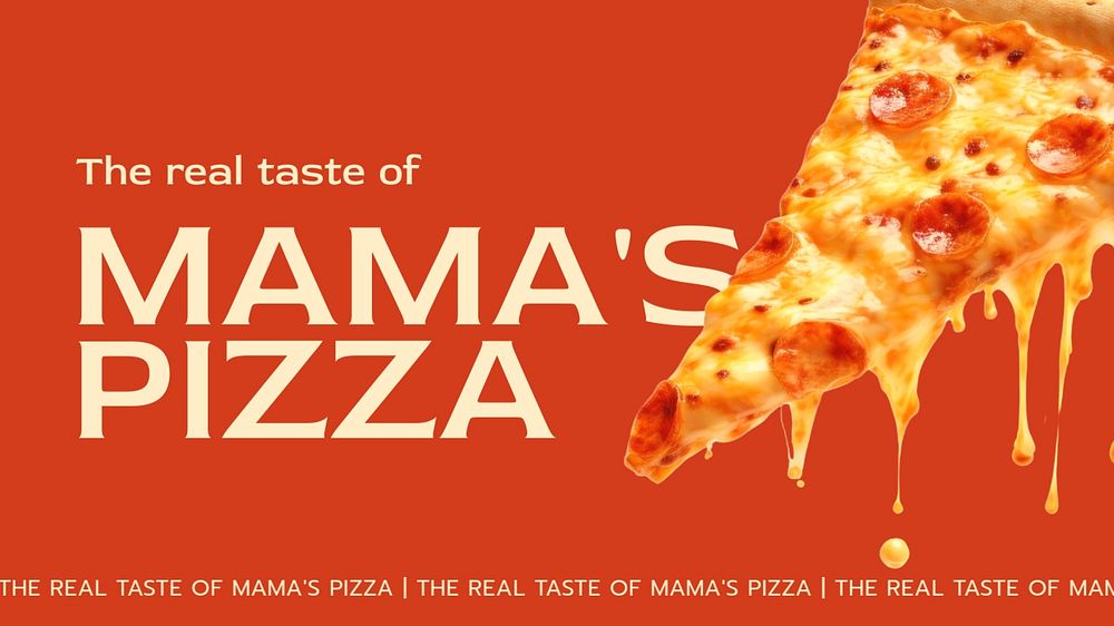 Pizza business presentation presentation template