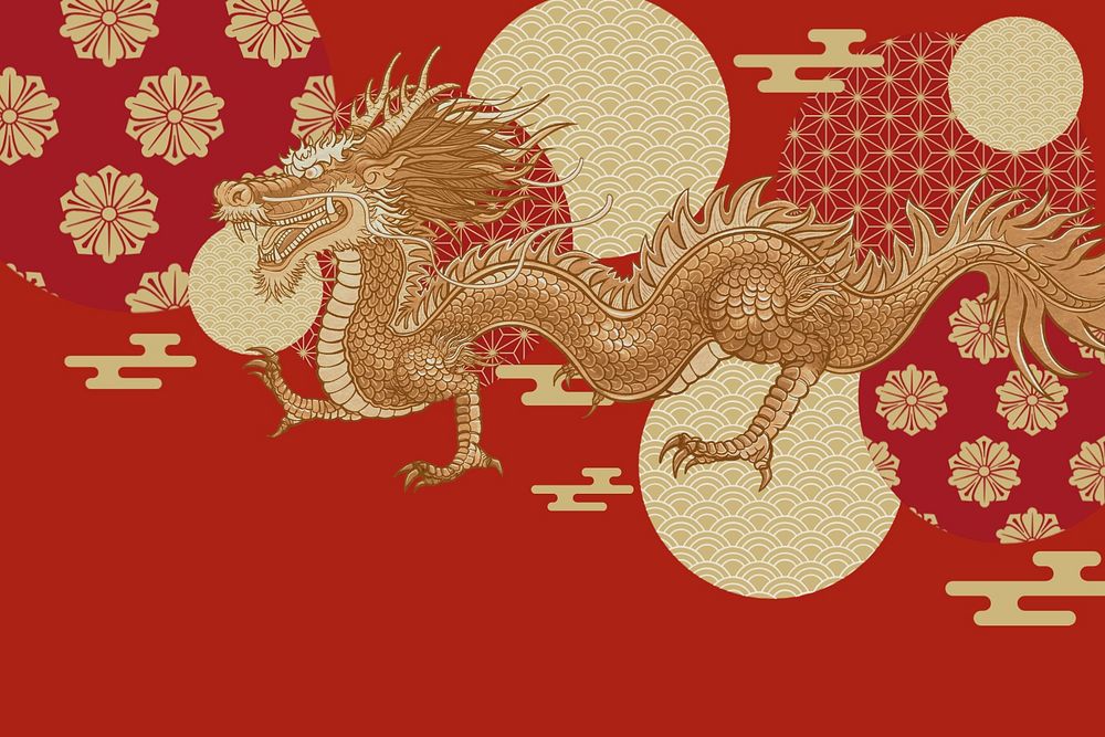 Chinese new year red background