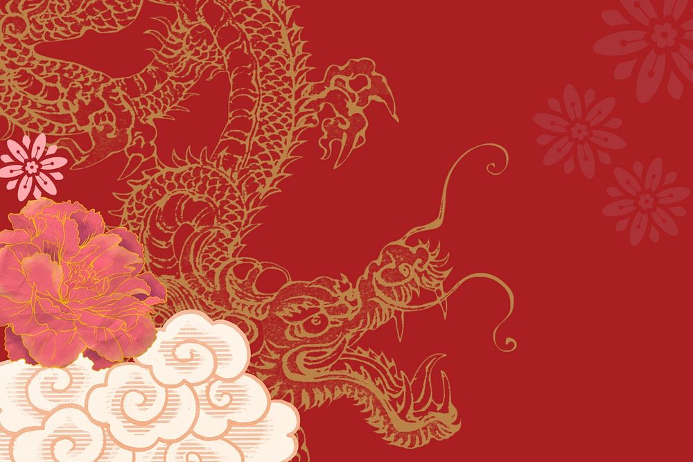 Chinese new year red background