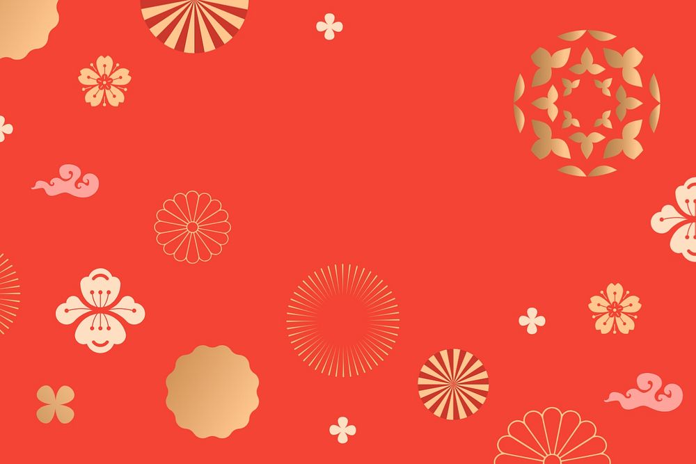 Chinese New Year red background