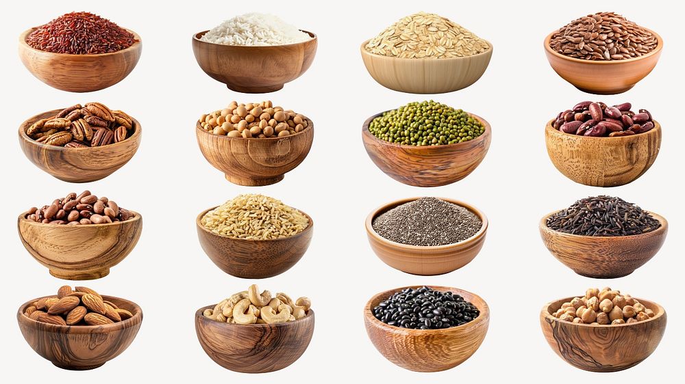 Editable healthy grain and rice | Premium Editable Design - rawpixel