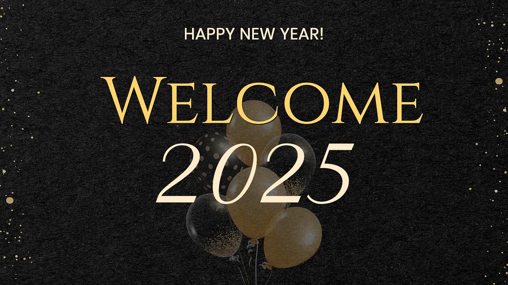 New year blog banner template