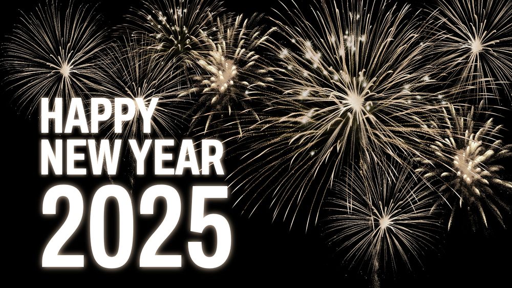 New Year 2024 blog banner template