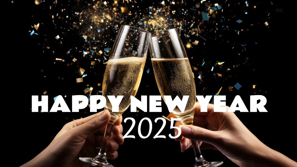 New year 2024  blog banner template