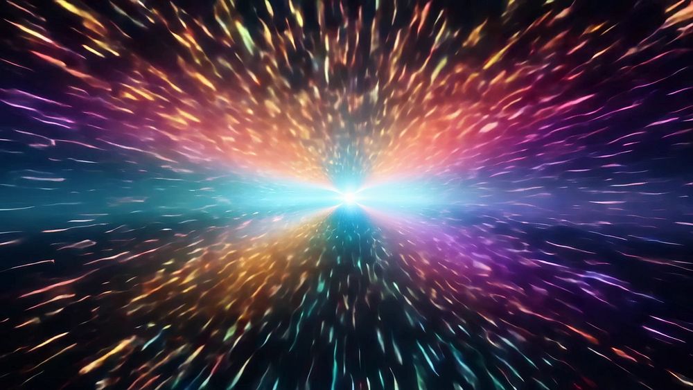 Dynamic video concept burst colorful | Free Video - rawpixel