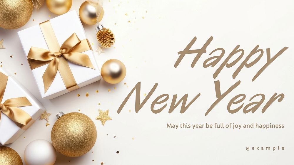 Happy new year greeting template | Free Photo - rawpixel
