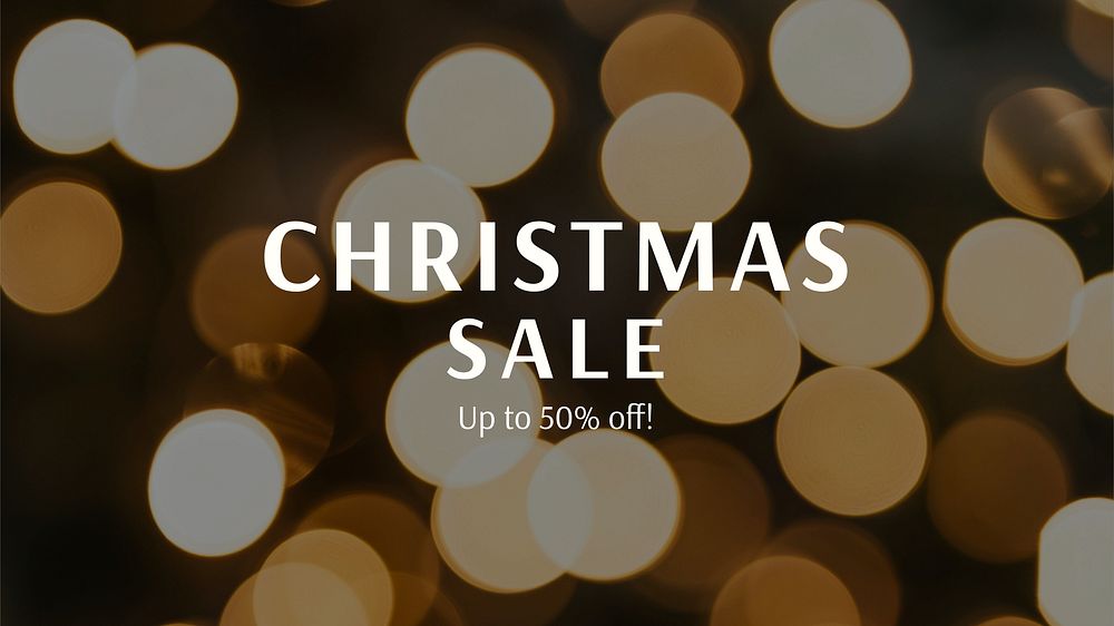 Christmas sale  blog banner template