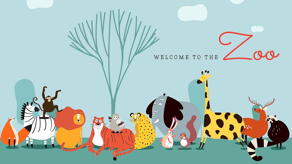 Zoo  blog banner template
