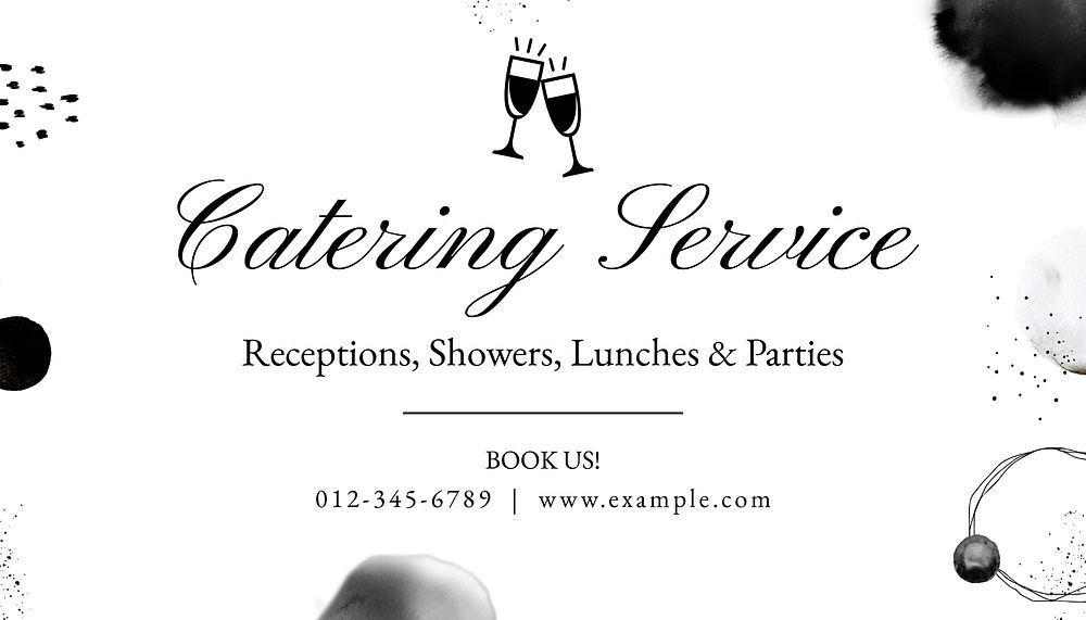Catering service editable template