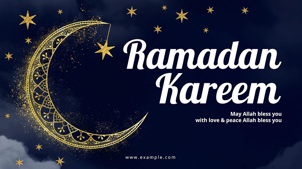 Ramadan Kareem blog banner template