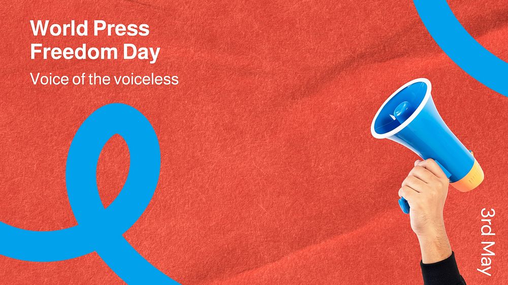World Press Freedom Day blog banner template