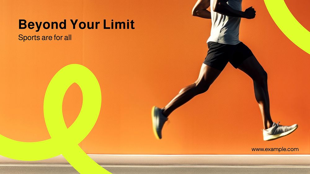 Beyond Your Limit  blog banner template