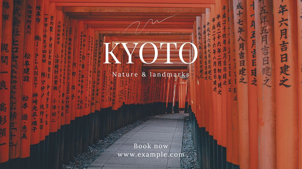 Kyoto blog banner template