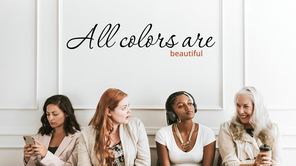 Diversity quote blog banner template