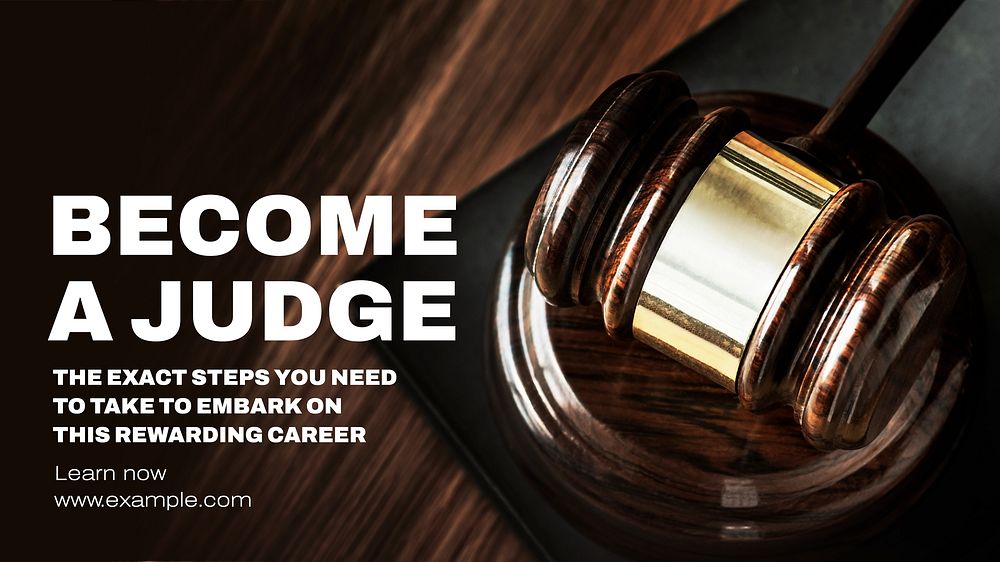 Become a judge blog banner template